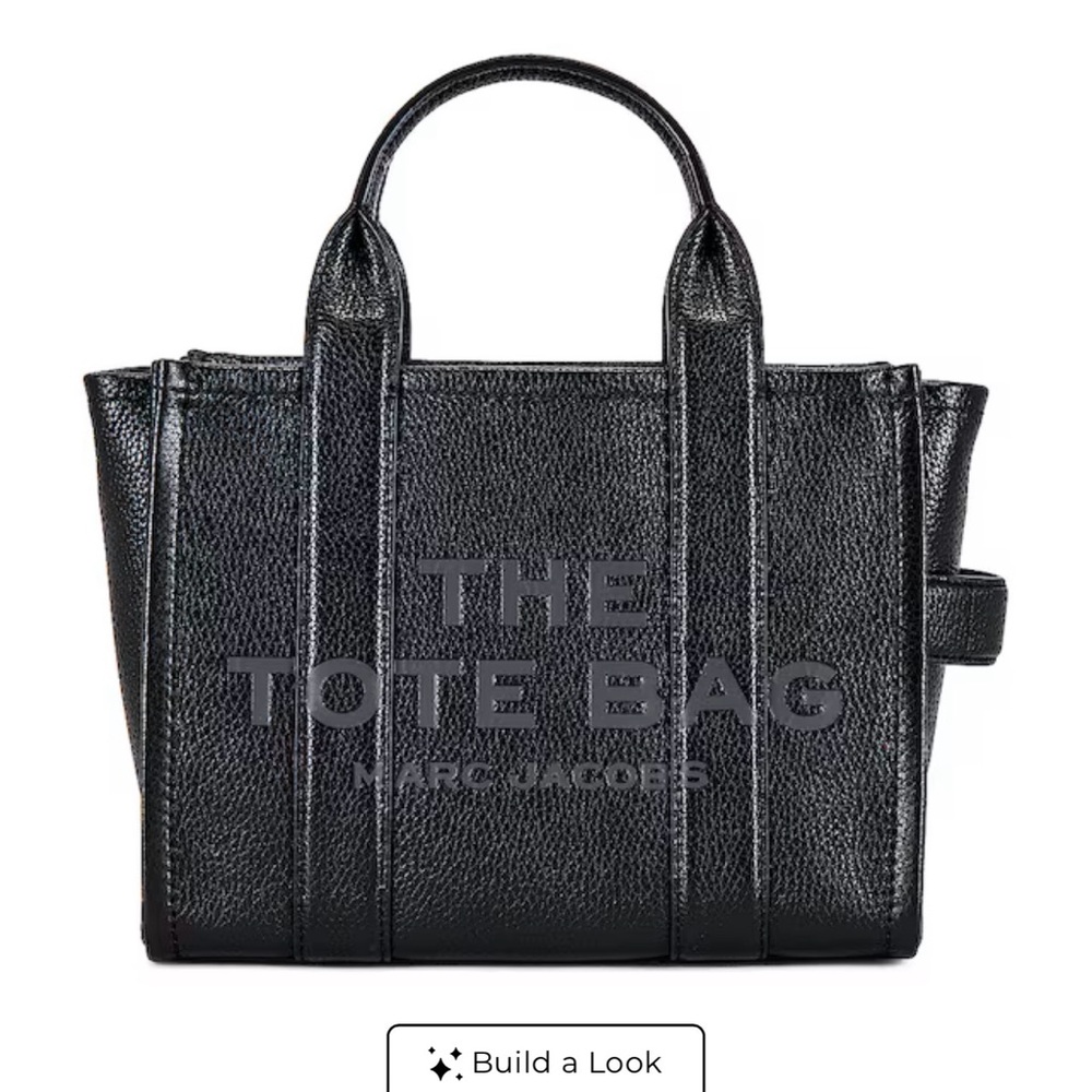 Marc Jacobs Black Pebbled Leather Tote‎
